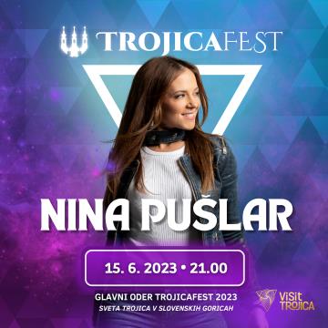 Koncert NINA PUŠLAR - TROJICAFEST 2023
